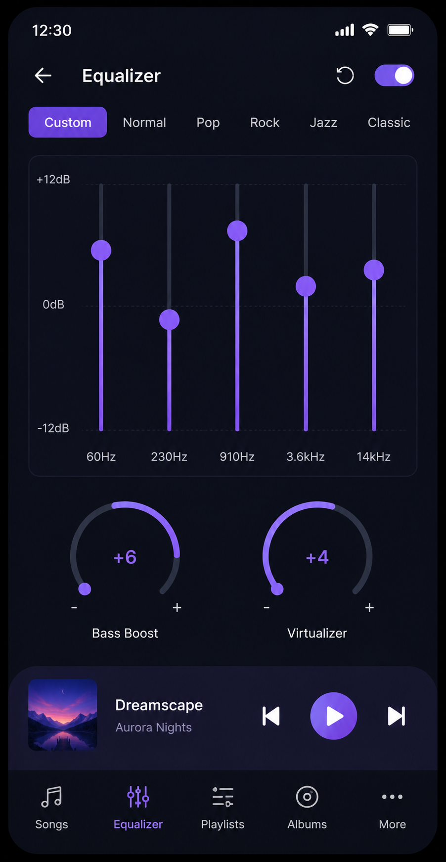 Music Player Equalizer